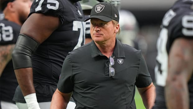 Jon Gruden with the Raiders